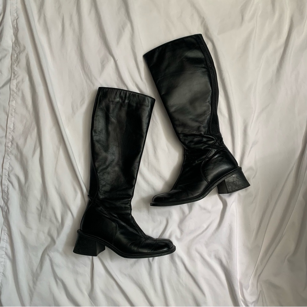 Vintage Aldo Leather Knee High Boots